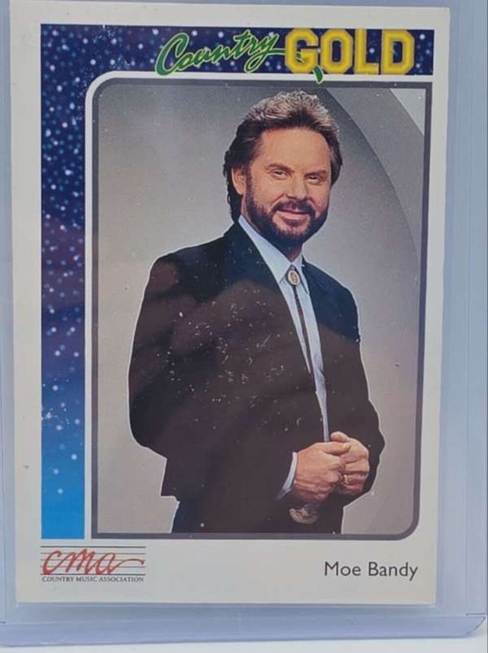 1992 Sterling Country Gold #56 Moe Bandy Card